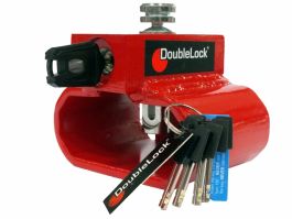 DoubleLock Triangle Lock aanhangerslot RED - SCM