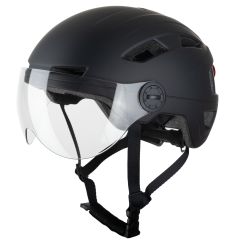 VINZ Munda Speed Pedelec Helm / Fietshelm | LED licht | Vizier | NTA8776 - Mat Zwart