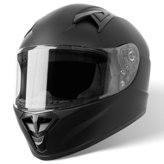VINZ Parana Kinderhelm Motor/Scooter - Mat Zwart