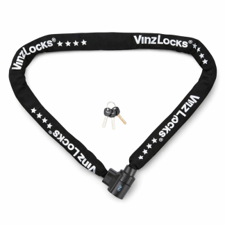 Vinz Janga 150 cm ART 4 kettingslot scooterslot motorslot vooraanzicht