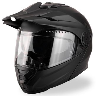 VINZ Prado Enduro helm / Systeemhelm - Mat Zwart (tweede kansje)