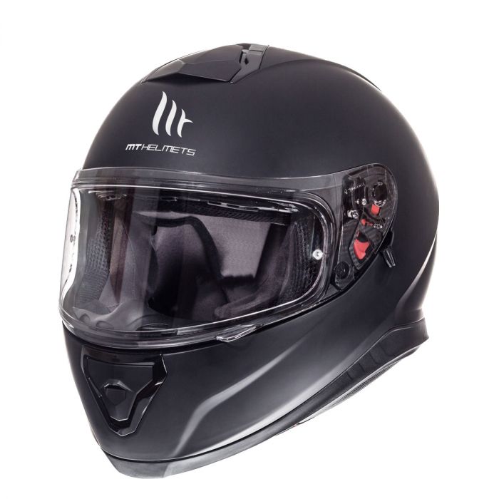 Motorhelm MT Thunder III - Matzwart