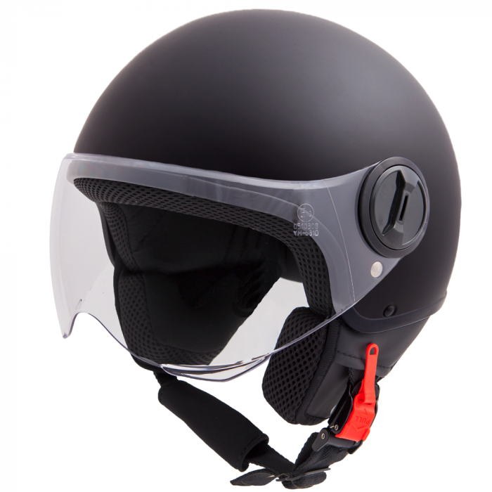 Tegenover Nadruk Schurk VINZ Sole Fashionhelm - Mat Zwart